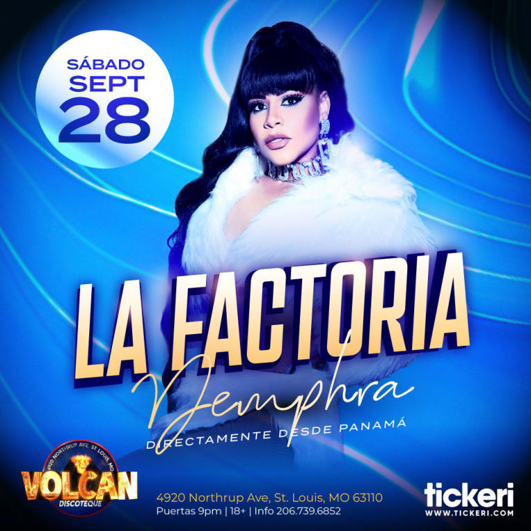 Event - LA FACTORIA EN SAINT LOUIS MISSOURI - St. Louis, Missouri - 28 de septiembre de 2024 | concert tickets