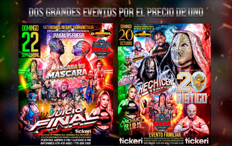 Event - PROMOCIONES NEZA LUCHA LIBRE - Marietta, Georgia - September 22, 2024 | concert tickets
