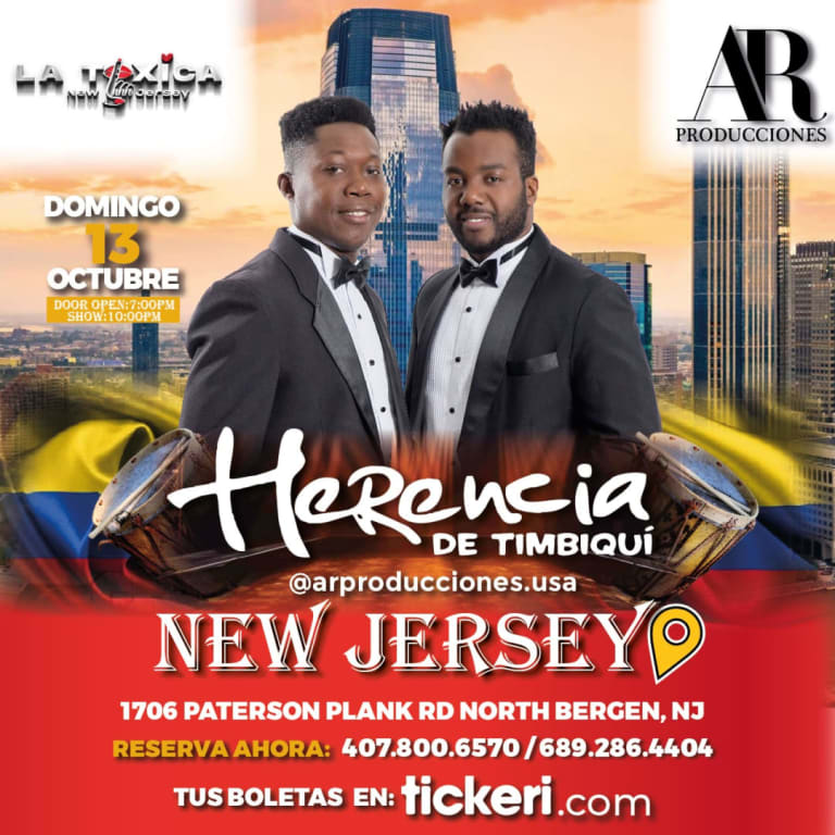 Event - HERENCIA DE TIMBIQUI EN NEW JERSEY - North Bergen, New Jersey - October 13, 2024 | concert tickets