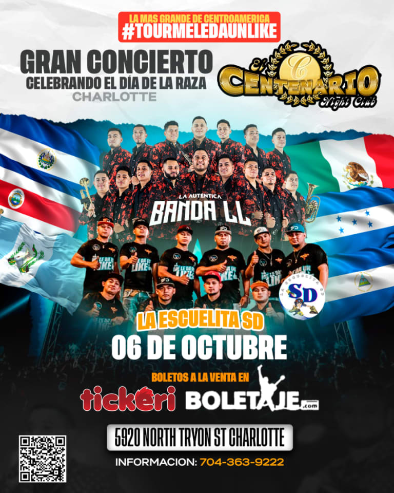Event - LA AUTENTICA BANDA LL , LA ESCUELA SD EN VIVO ! cancelled - Charlotte, North Carolina - October 6, 2024 | concert tickets