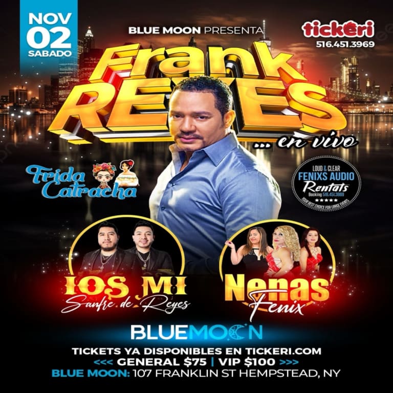 Event - Frank Reyes en Hempstead NY - HEMSPTEAD, New York - November 2, 2024 | concert tickets