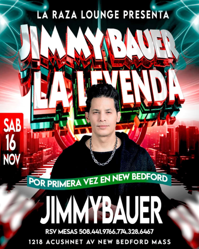 Event - Jimmy Bauer La Leyenda 2024 primera vez en New Bedford Mass - New Bedford, Massachusetts - November 16, 2024 | concert tickets