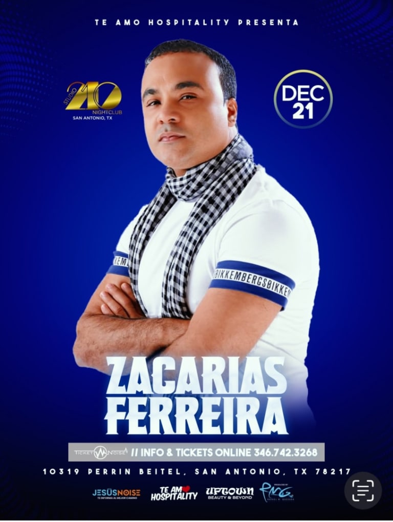 Event - Zacarias Ferreira - San Antonio, Texas - December 21, 2024 | concert tickets