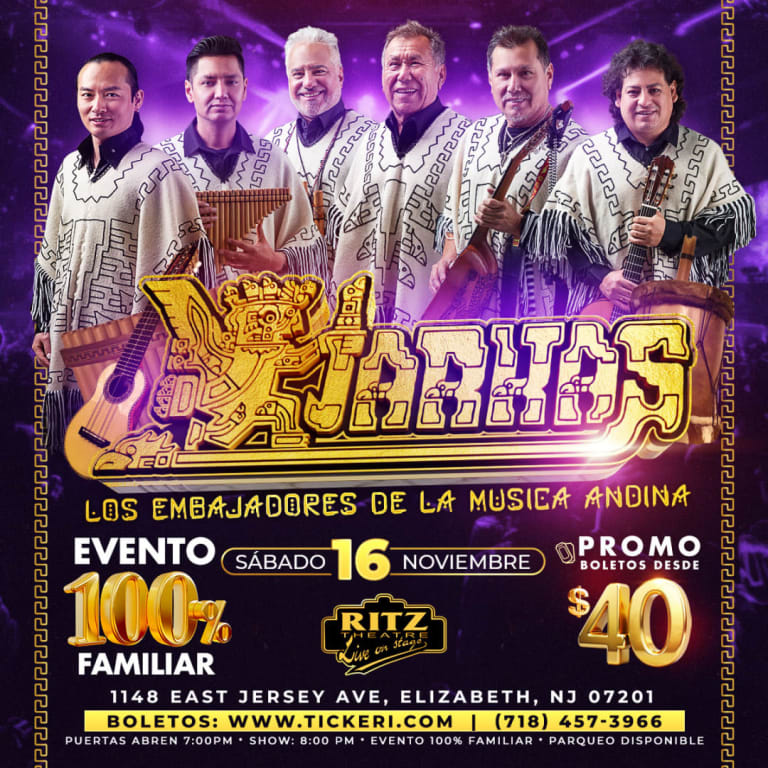 Event - LOS KJARKAS ! NEW JERSEY - Elizabeth, New Jersey - 16 de noviembre de 2024 | concert tickets