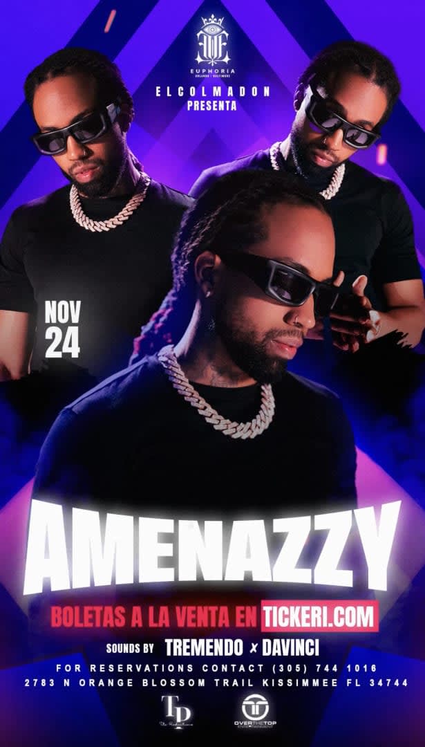 Event - AMENAZZY EN VIVO !!!! - Kissimmee, Florida - November 24, 2024 | concert tickets
