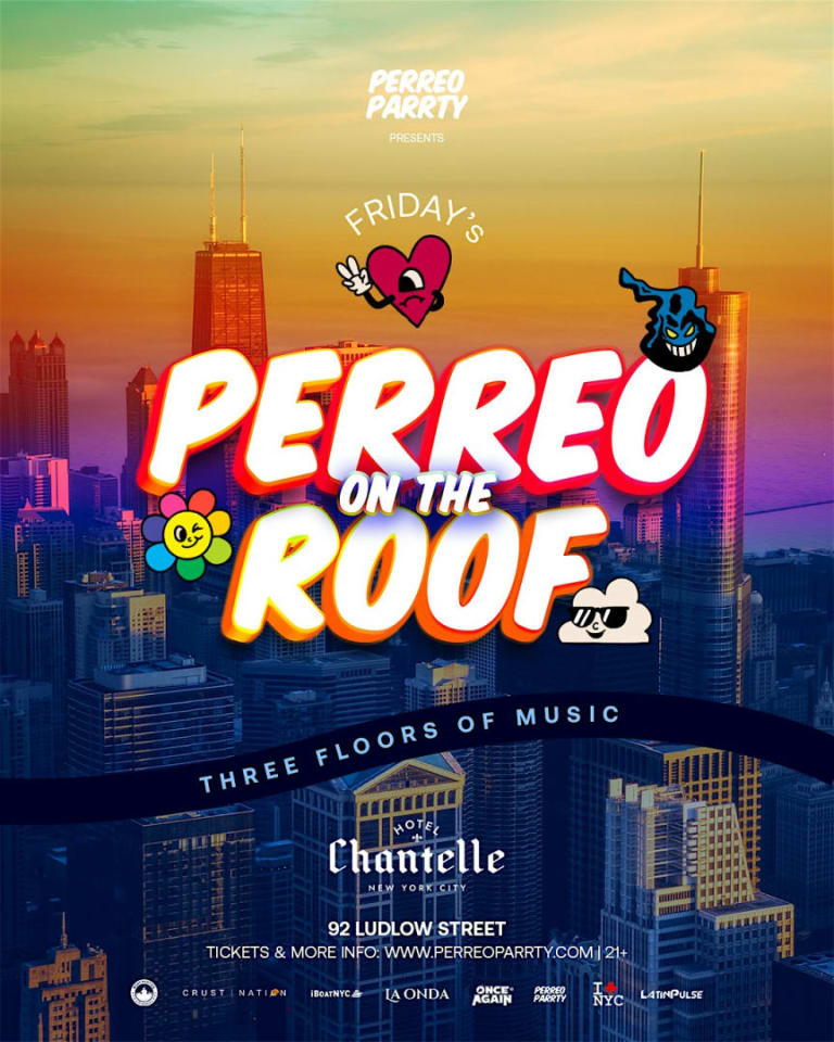 Event - PERREO on the ROOF - Latin & Reggaeton Dance Party at Hotel Chantelle - New York, New York - 6 de junio de 2025 | concert tickets