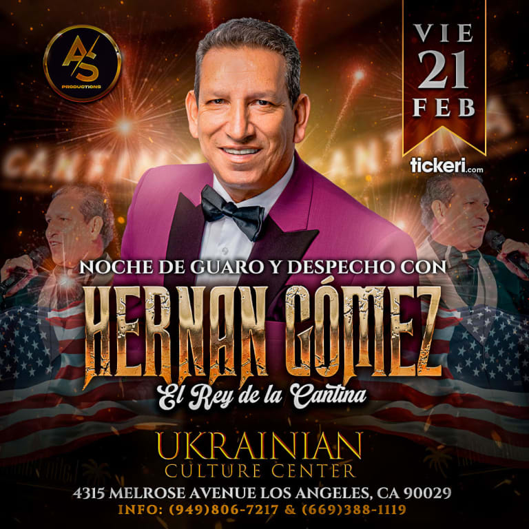 Event - HERNAN GÓMEZ EN CONCIERTO !! (CANCELADO) - Los Angeles, California - February 21, 2025 | concert tickets