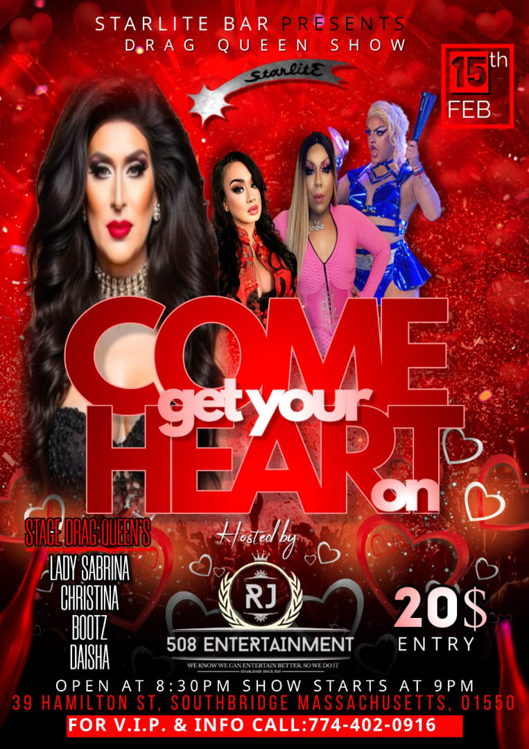 Event - Drag Queen Show  - Southbridge, Massachusetts - February 15, 2025 | concert tickets
