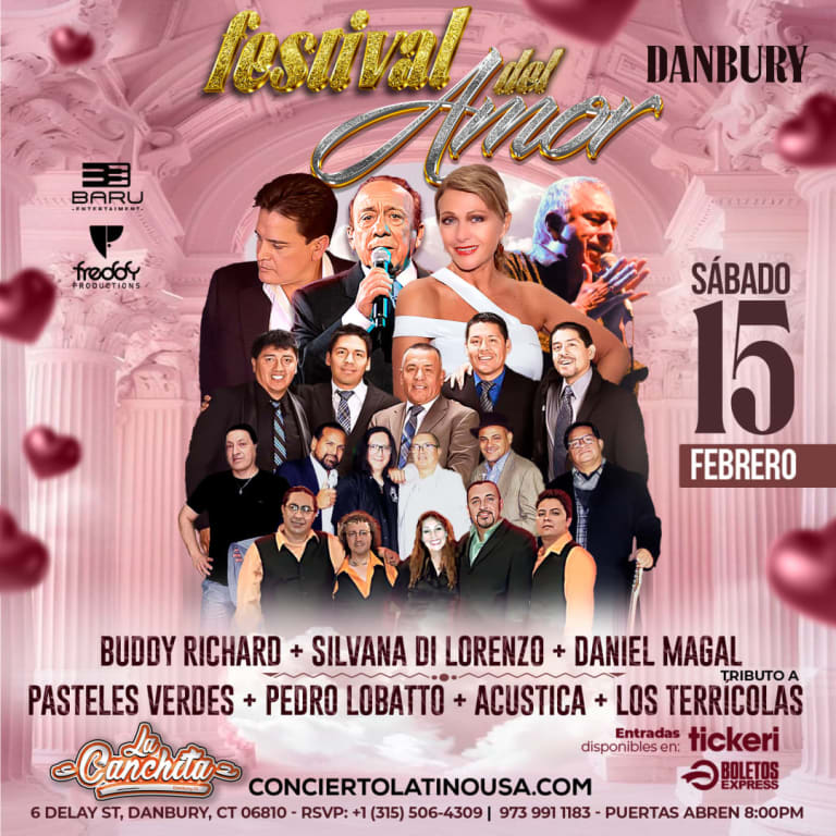 Event - FESTIVAL DEL AMOR 2025 EN DANBURY l CT - Danbury, Connecticut - February 15, 2025 | concert tickets