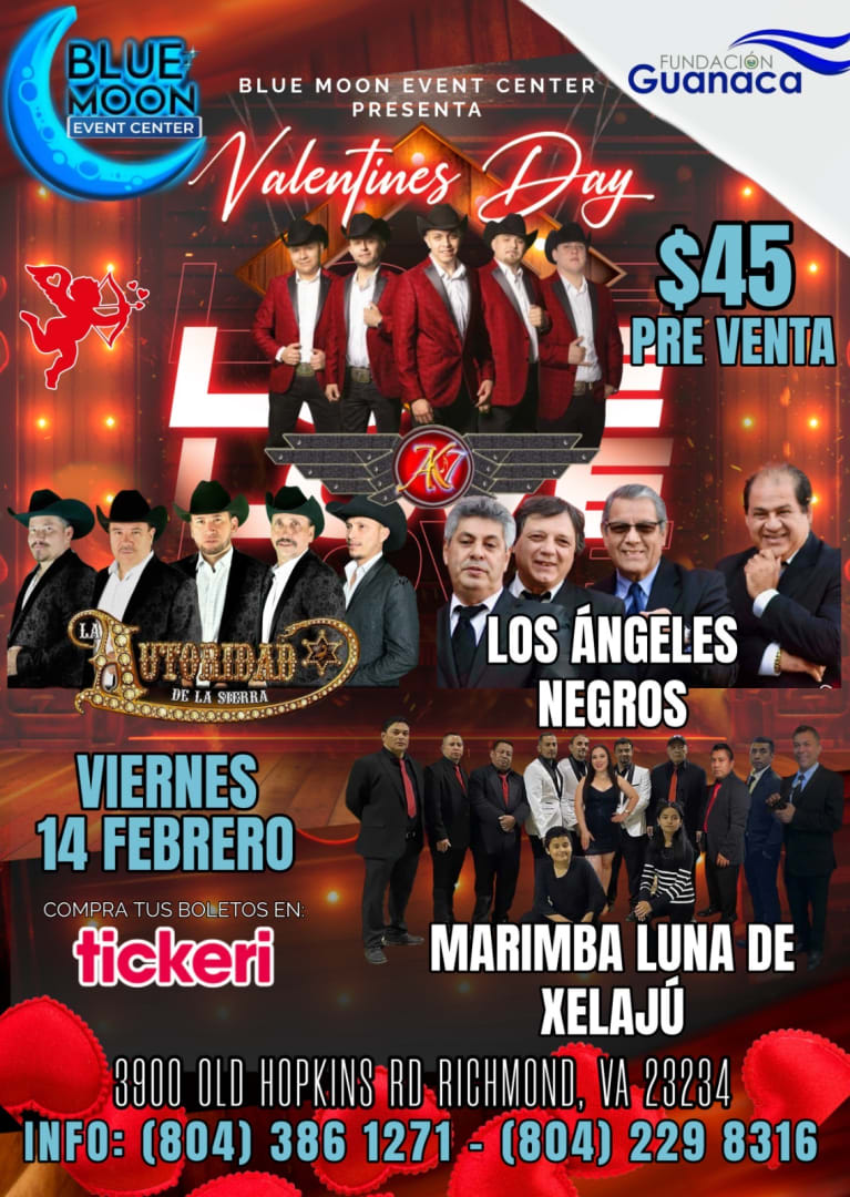 Event - Valentines Day  - Richmond, Virginia - 14 de febrero de 2025 | concert tickets