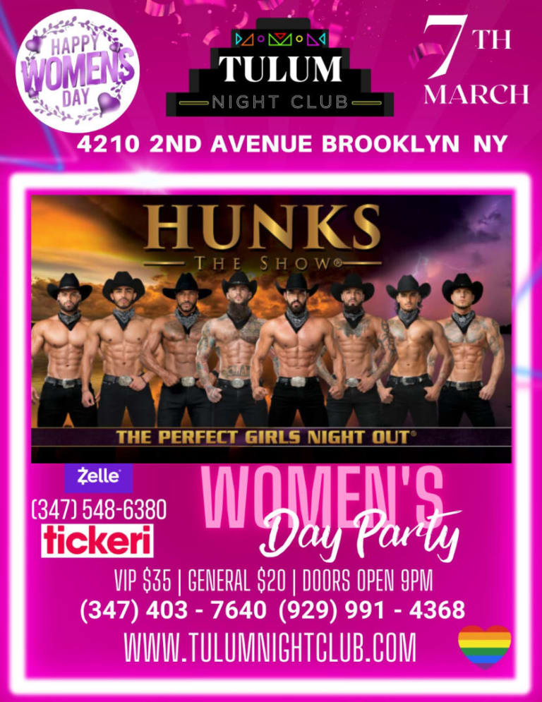 Event - SHADES OF HUNKS  - Brooklyn, New York - March 7, 2025 | concert tickets