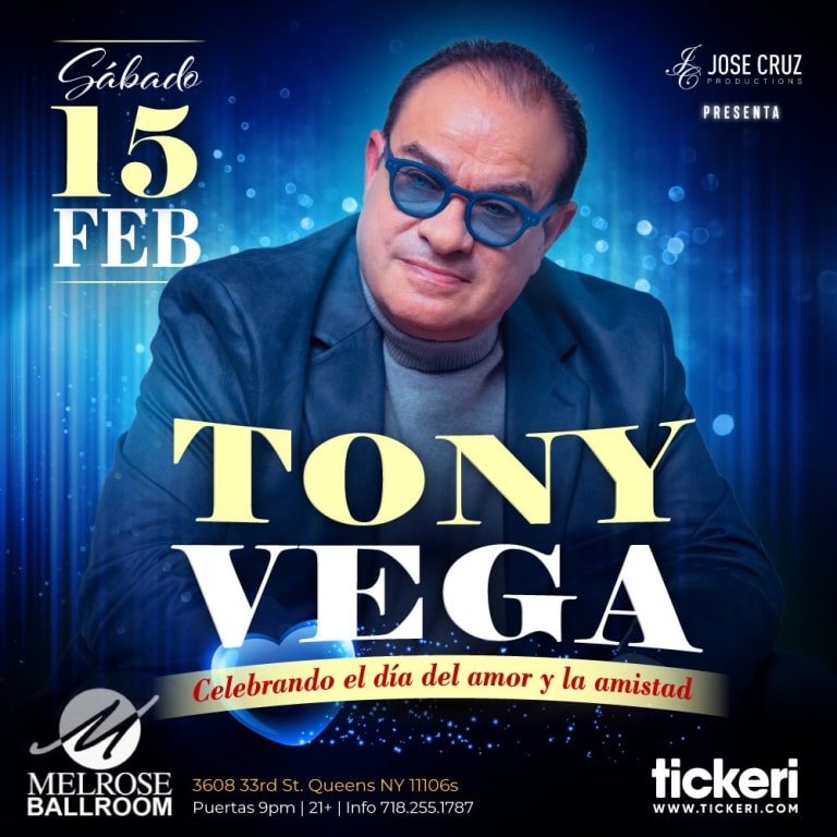 Event - TONY VEGA EN VIVO EN NEW YORK - New York, New York - February 15, 2025 | concert tickets