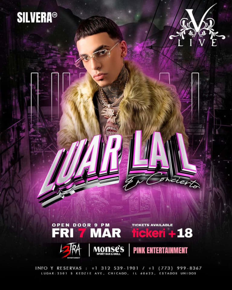 Event - LUAR LA L en Concierto - Chicago, Illinois - March 7, 2025 | concert tickets