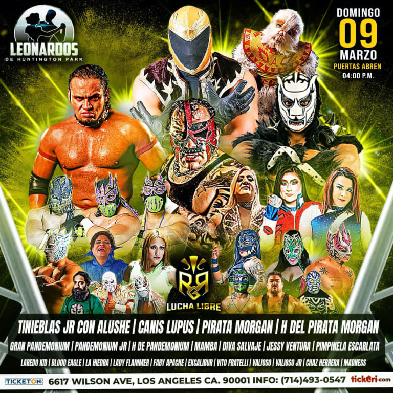 Event - LUCHA LIBRE EN VIVO ! - Los Angeles, California - 9 de marzo de 2025 | concert tickets