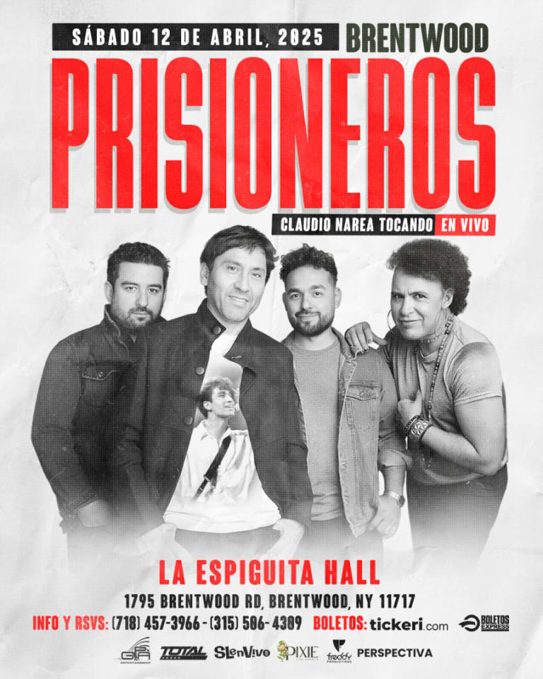 Event - Los  Prisioneros en Brentwood - Brentwood, New York - April 12, 2025 | concert tickets