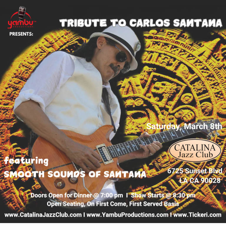 Event - Tribute to Carlos Santana with Smooth Sounds of Santana - Los Angeles, California - March 8, 2025 | concert tickets
