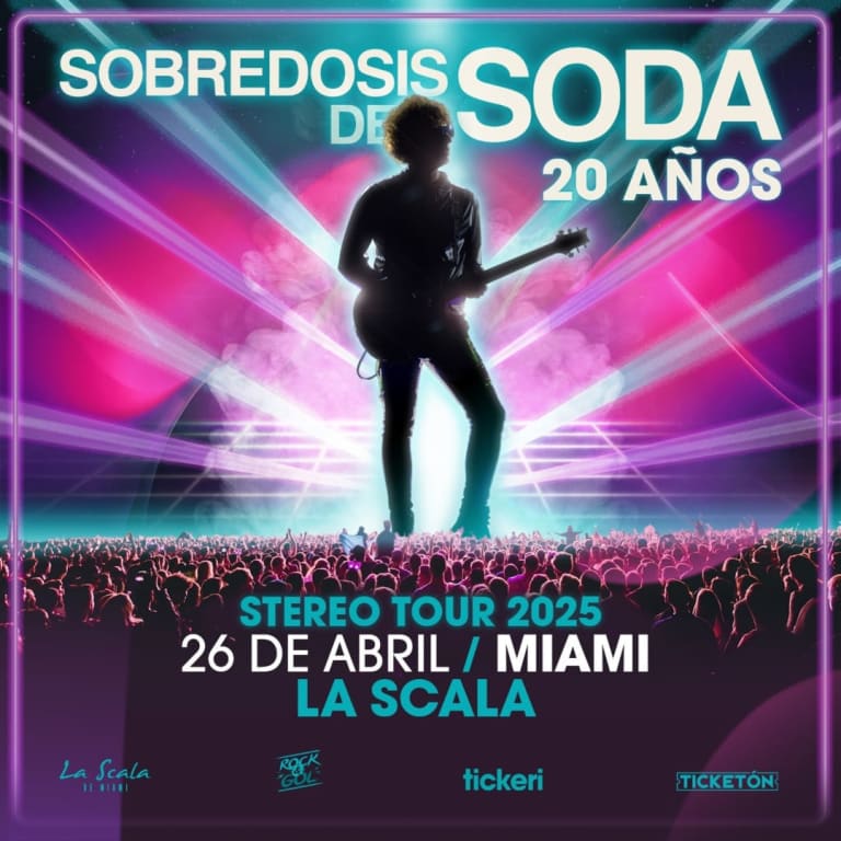 Event - SOBREDOSIS DE SODA EN MIAMI - Miami, Florida - April 26, 2025 | concert tickets