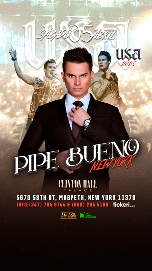 Event - PIPE BUENO EN CONCIERTO, NY!! - MASPETH, New York - April 5, 2025 | concert tickets
