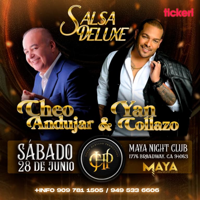 Event - CHEO ANDUJAR & YAN COLLAZO EN CONCIERTO ! - Redwood City, CA - Sat, June 28, 2025} | concert tickets