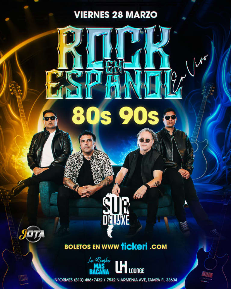 Event - Rock en Espanol en Vivo BANDA SURDELUXE - Tampa, Florida - 28 de marzo de 2025 | concert tickets