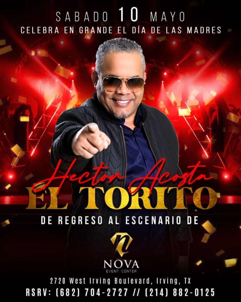 Event - HECTOR ACOSTA EL TORITO EN CONCIERTO!!! - Irving, Texas - May 10, 2025 | concert tickets