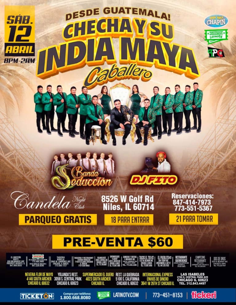 Event - 🎶 Checha y su India Maya Caballero en Concierto - Gran Baile Chapín 🎶 - Niles, Illinois - April 12, 2025 | concert tickets