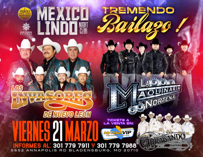 Event - INVASORES DE NUEVO LEON - Bladensburg, Maryland - March 21, 2025 | concert tickets