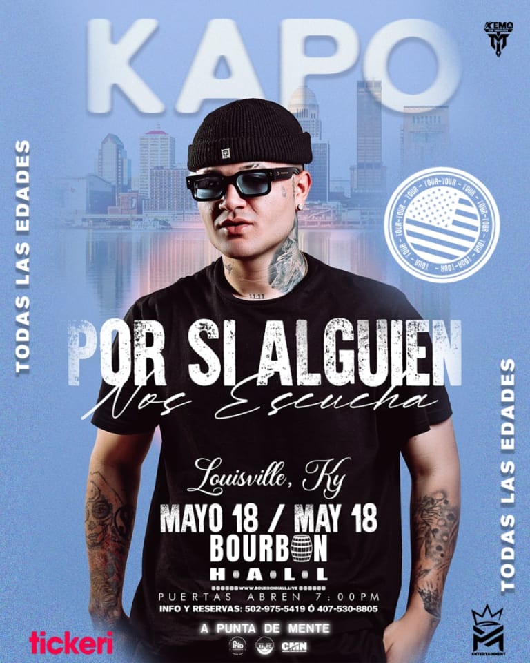 Event - KAPO EN LOUISVILLE,KY - Louisville, Florida - May 18, 2025 | concert tickets