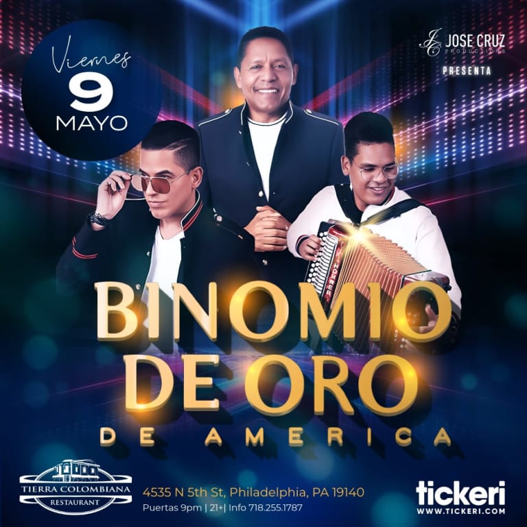 Event - BINOMIO DE ORO EN VIVO EN PHILADELPHIA - Philadelphia, Pennsylvania - May 9, 2025 | concert tickets