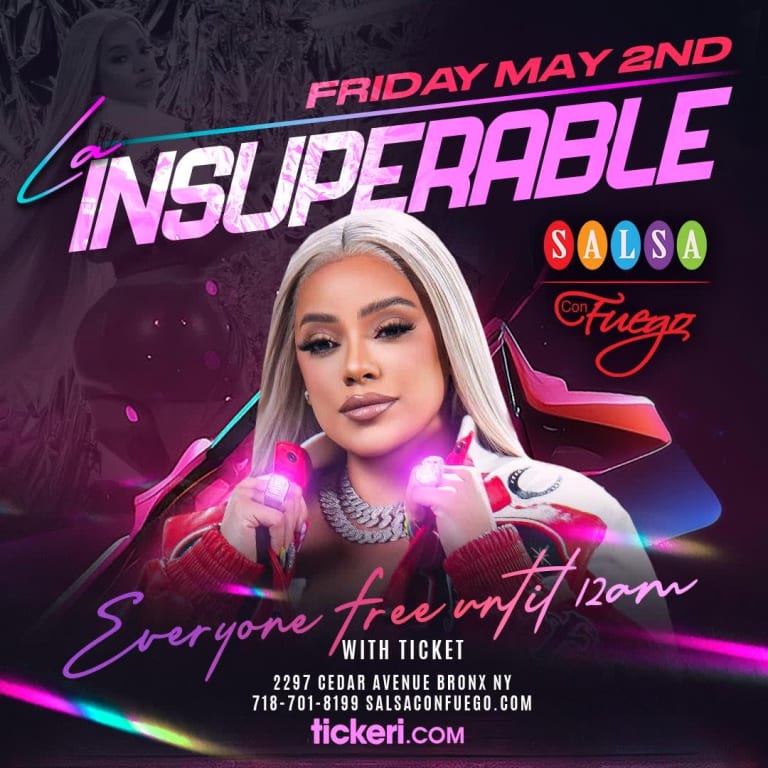 Event - LA INSUPERABLE LIVE FRIDAY MAY 2ND - Bronx, New York - 2 de mayo de 2025 | concert tickets