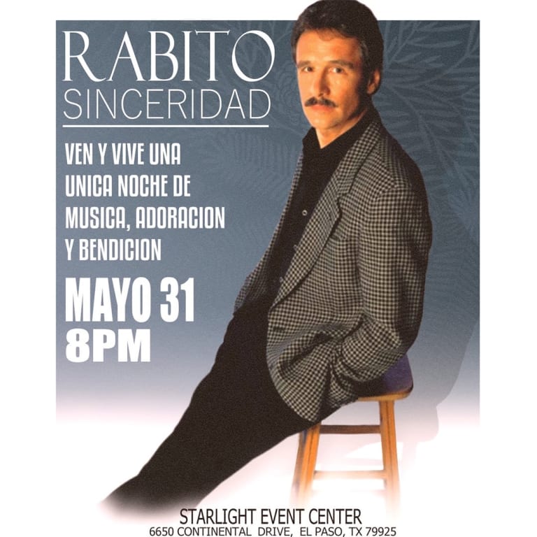Event - Rabito Sinceridad en el Paso TX - CANCELLED  - El Paso, Texas - May 31, 2025 | concert tickets