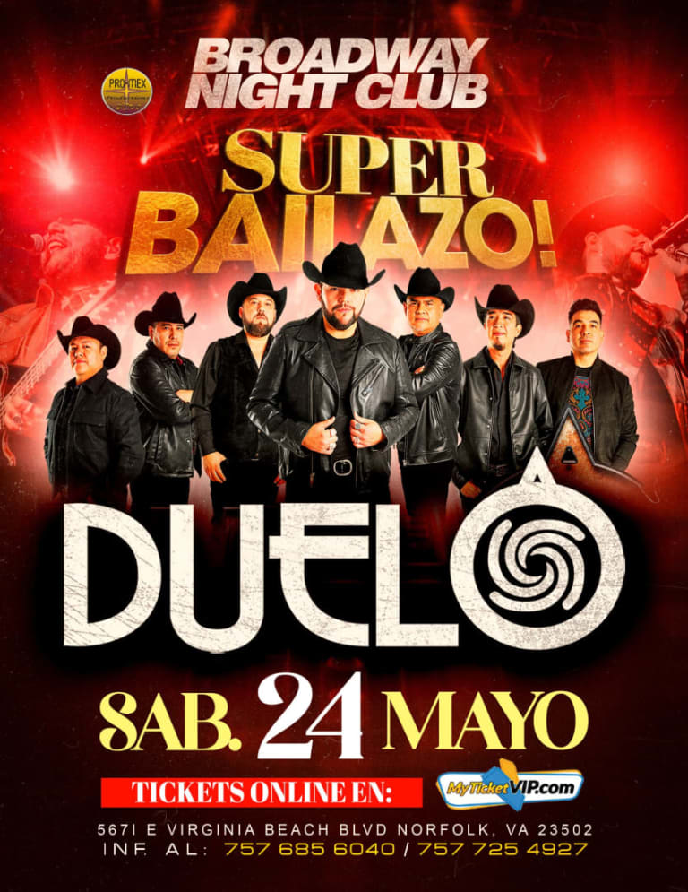 Event - DUELO - Norfolk, Virginia - May 24, 2025 | concert tickets