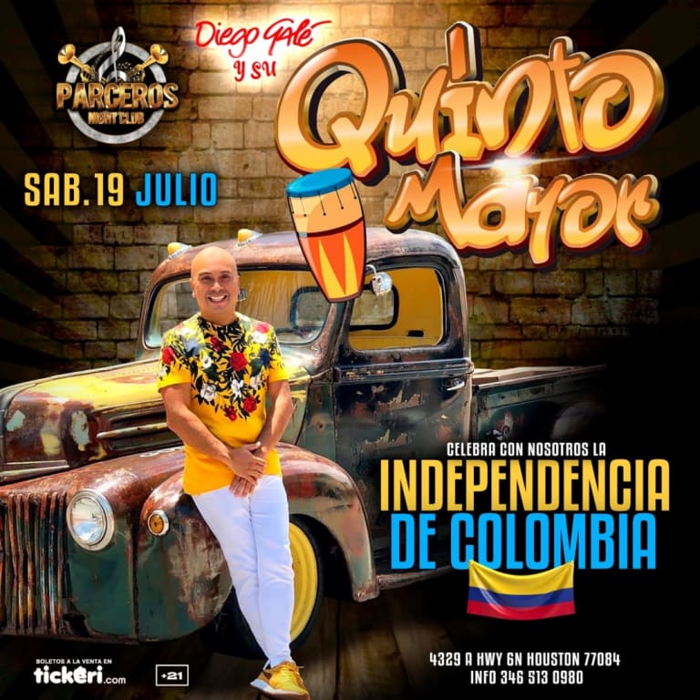 Event - DIEGO GALE Y SU QUINTO MAYOR EN HOUSTON - Houston, TX - Sat, July 19, 2025} | concert tickets