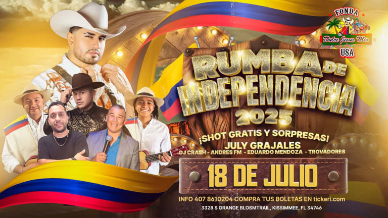 Event - RUMBA DE INDEPENDENCIA FONDA DULCE JESUS MIO ORLANDO - Kissimmee, Florida - July 18, 2025 | concert tickets