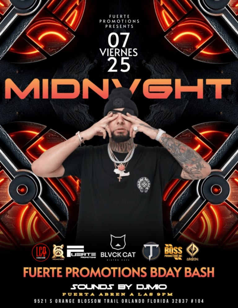 Event - MIDNVGHT  - Orlando, Florida - July 25, 2025 | concert tickets