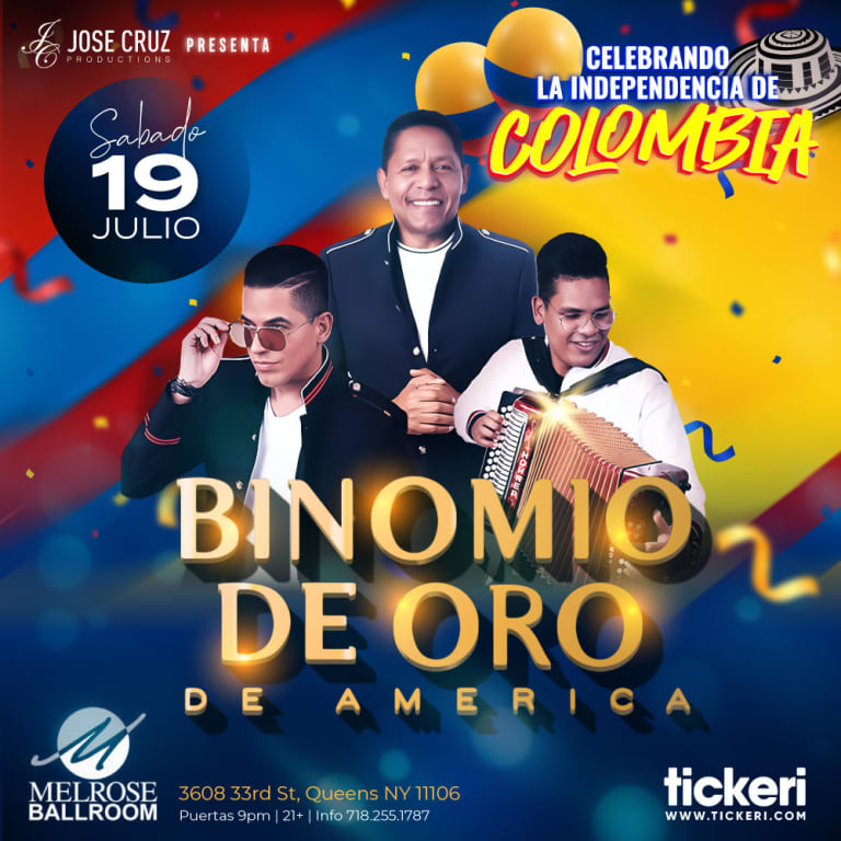 Event - BINOMIO DE ORO EN VIVO EN NEW YORK - New York, New York - July 19, 2025 | concert tickets