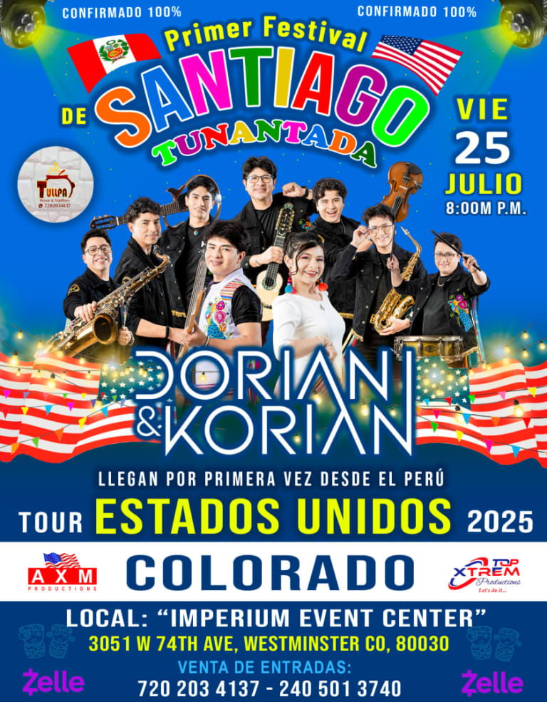 Event -  "DORIAN Y KORIAN" TOUR ESTADOS UNIDOS 2025 - Westminster, Colorado - July 25, 2025 | concert tickets