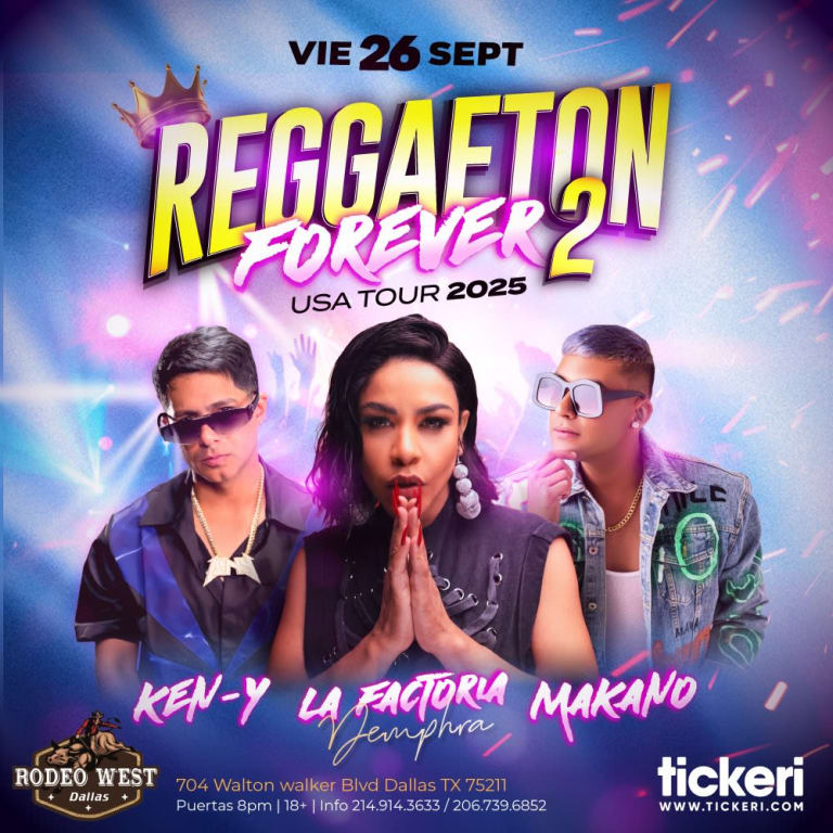 Event - KEN-Y , LA FACTORIA Y MAKANO EN VIVO EN DALLAS - Dallas, Texas - September 26, 2025 | concert tickets