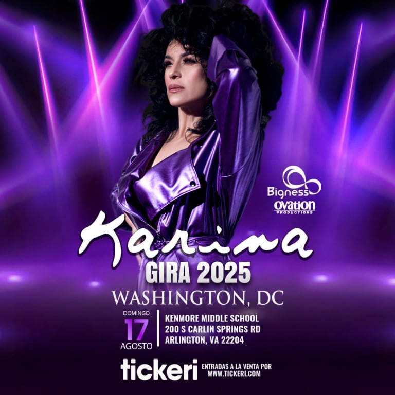 Event - Karina en concierto! - Arlington, Virginia - August 17, 2025 | concert tickets