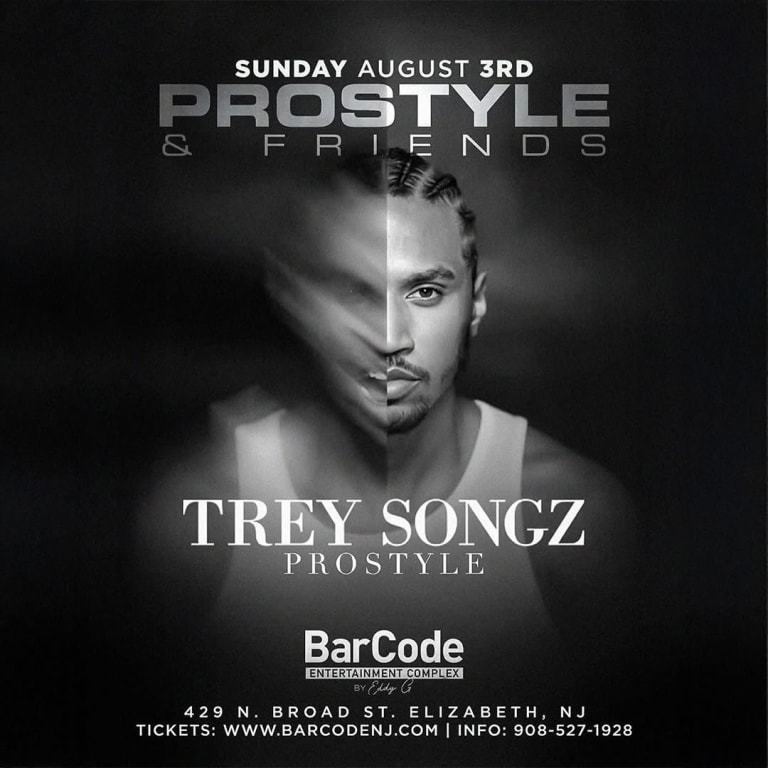 Event - Trey Songz at BarCode - Elizabeth, New Jersey - August 3, 2025 | concert tickets
