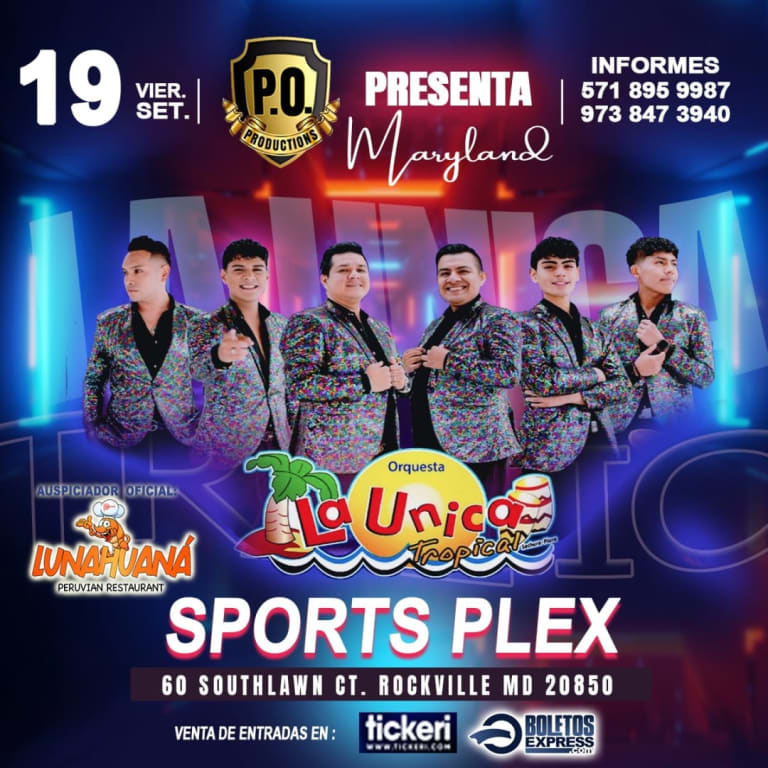 Event - LA UNICA TROPICAL EN CONCIERTO - Rockville, Maryland - September 19, 2025 | concert tickets