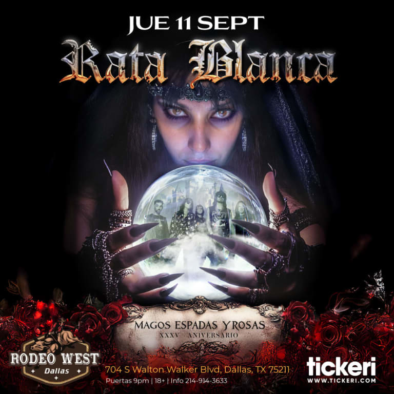 Event - RATA BLANCA EN VIVO DALLAS - Dallas, Texas - September 11, 2025 | concert tickets