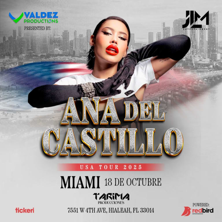 Event - Ana del Castillo en Miami (Postergado) - Hialeah, FL - sáb, 18 de octubre de 2025} | concert tickets