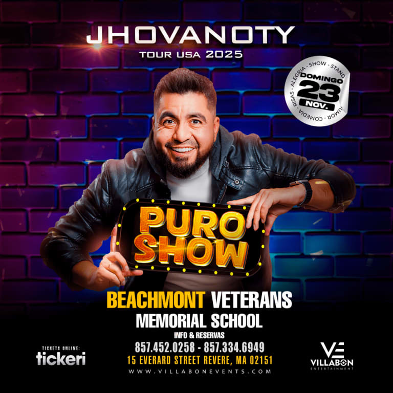 Event - Jhovanoty Puro Show en Massachusetts - Revere, Massachusetts - November 23, 2025 | concert tickets