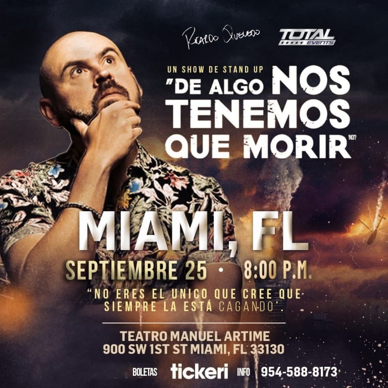 Event - Stand Up Ricardo Quevedo en vivo - Miami, Florida - September 25, 2025 | concert tickets