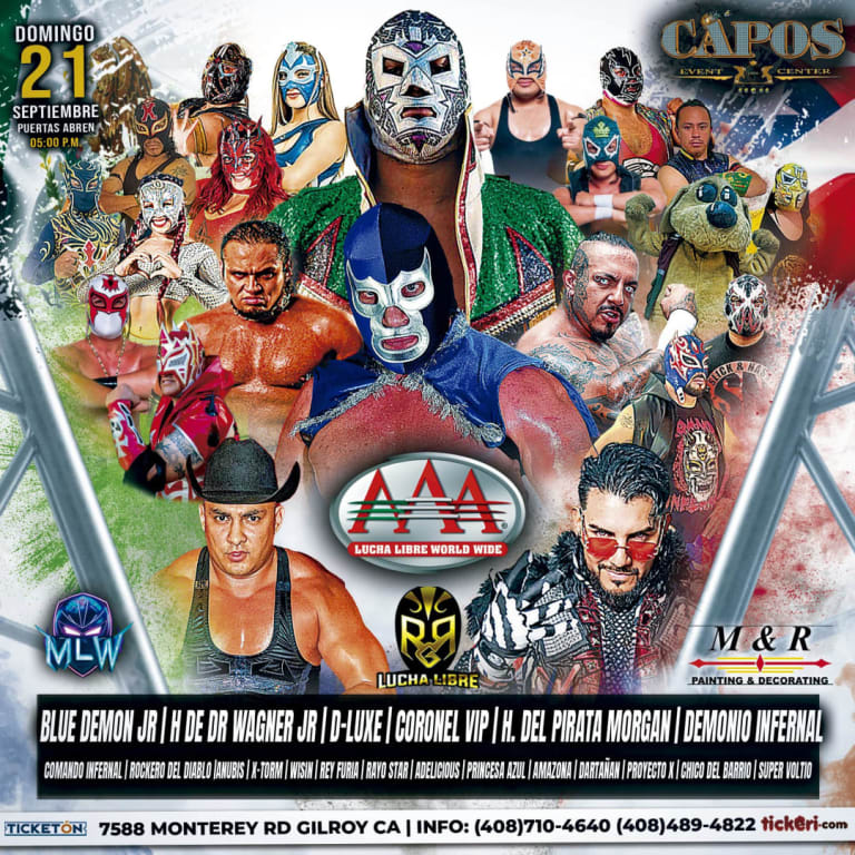 Event - Lucha libre en vivo en california - Gilroy, California - September 21, 2025 | concert tickets