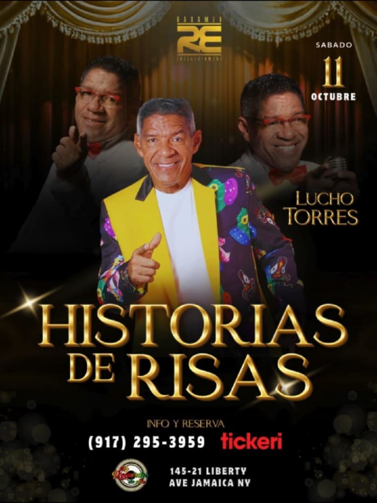Event - LUCHO TORRES EN NY CON HISTORIAS DE RISAS  - jamaica, NY - Sat, October 11, 2025} | concert tickets