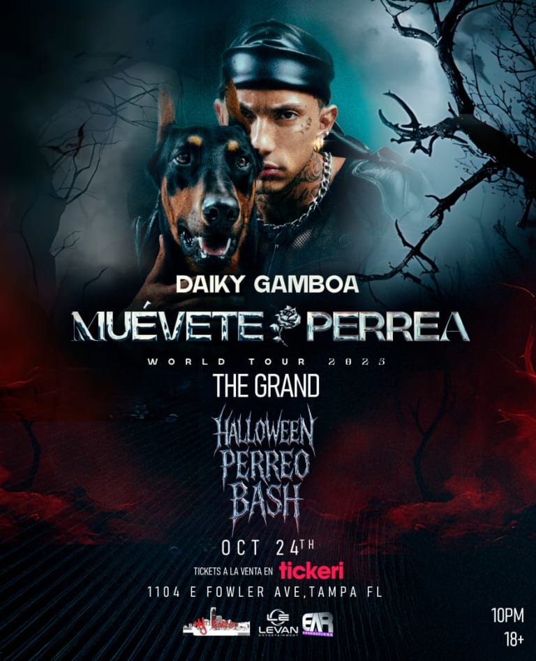 Event - HALLOWEEN PERREO BASH MUEVETE Y PERREA TOUR CON DAIKY GAMBOA ! - Tampa, FL - Fri, October 24, 2025} | concert tickets