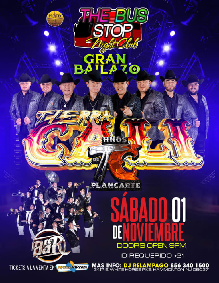 Event - GRAN BAILAZO TIERRA CALI Y MAS  - Hammonton, NJ - sáb, 1 de noviembre de 2025} | concert tickets