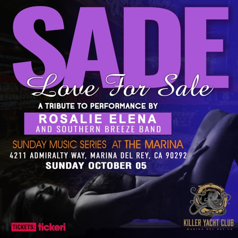 Event - Tribute to Sade: Love For Sale - Marina del Rey, California - October 5, 2025 | concert tickets